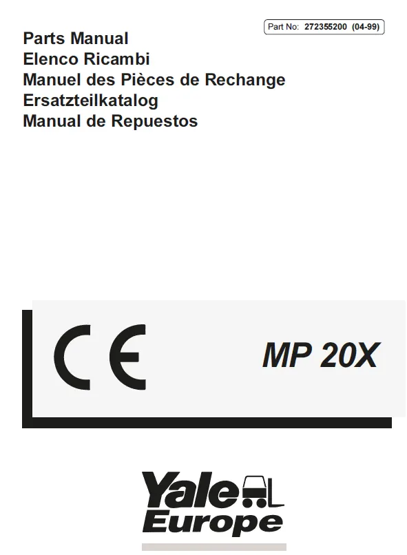 Yale MP20X (A843) Manual 2 Yale MP20X (A843) Manual - Image 2