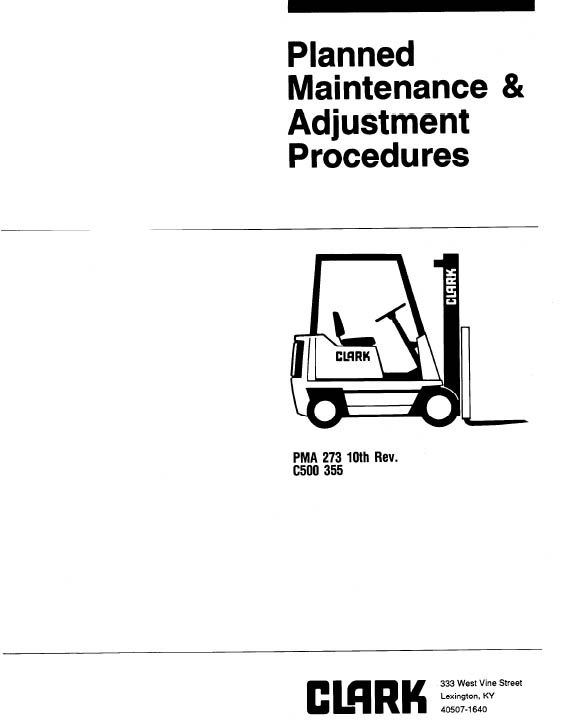 Clark C500 30 (355) Manual 3 Clark C500 30 (355) Manual - Image 3