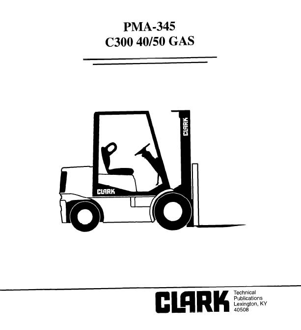 Clark C300-40 (356) Manual 4 Clark C300-40 (356) Manual - Image 4