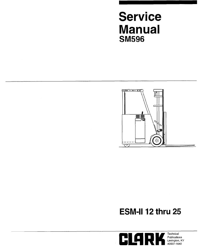 Clark ESM-II 12 (ESM247) Manual 2 Clark ESM-II 12 (ESM247) Manual - Image 2