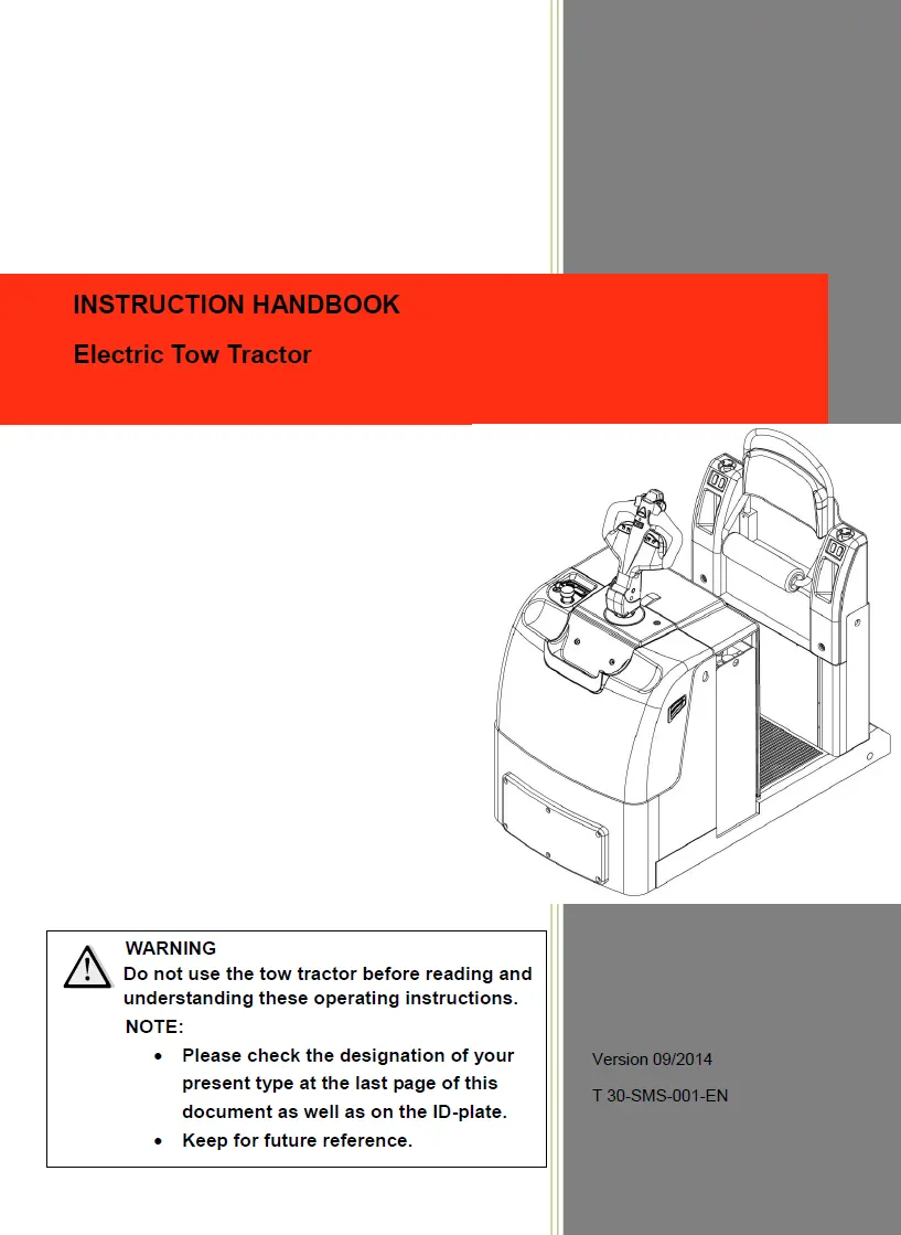 Noblelift T30 Tow Tractor Manual 2 Noblelift T30 Tow Tractor Manual - Image 2