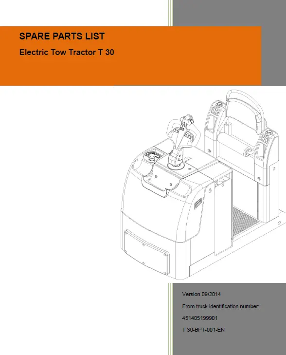 Noblelift T30 Tow Tractor Manual 3 Noblelift T30 Tow Tractor Manual - Image 3