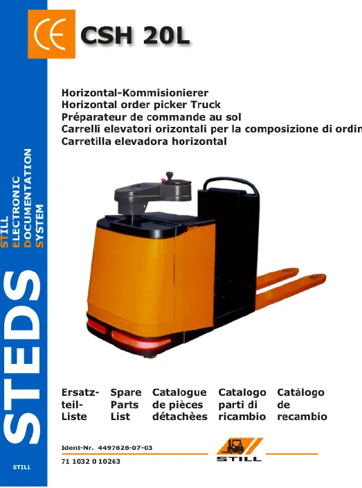 Still CSH20 (1032) Manual 4 Still-CSH20L-Parts-Manual