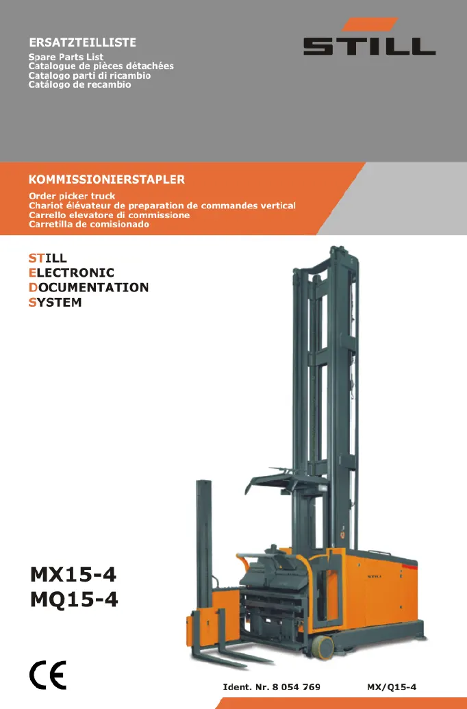 Still MX15-4 Manual 2 Still MX15-4 Manual - Image 2