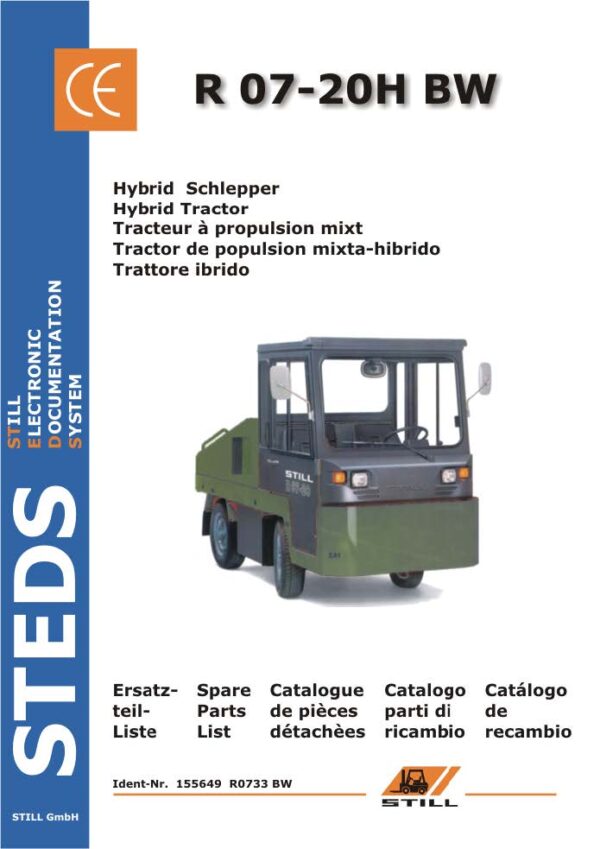 Module R07 Safety Lock Manule Still R07-20D (R0730) Manual | Forklift Parts Catalog