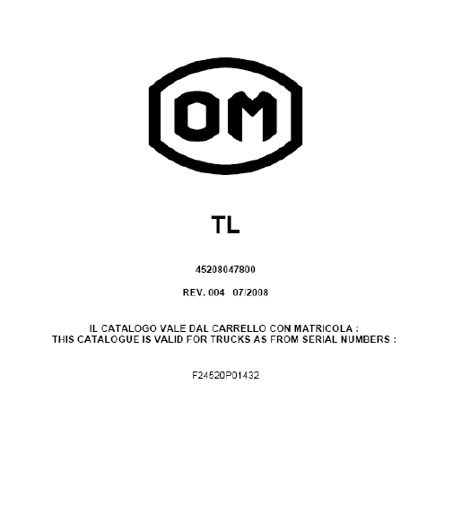 Om TL (4520) Pallet Truck Manual 4 Om TL (4520) Pallet Truck Manual - Image 4