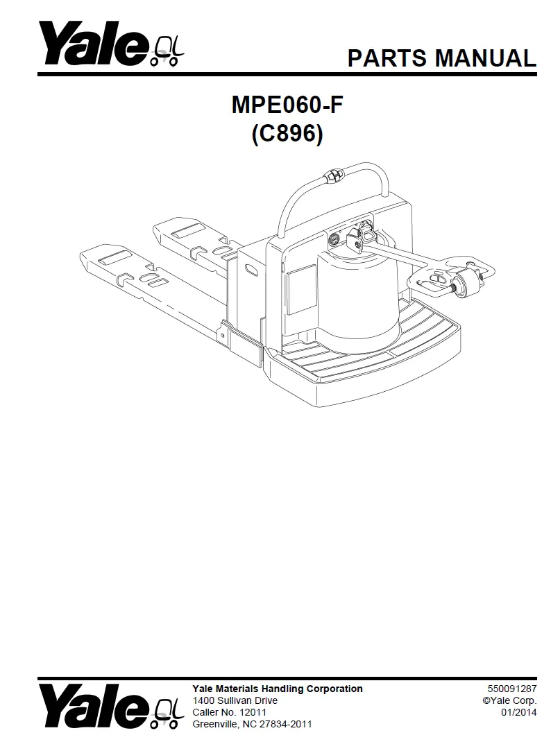 Yale MPE060-F (C896) Manual 2 Yale MPE060-F (C896) Manual - Image 2