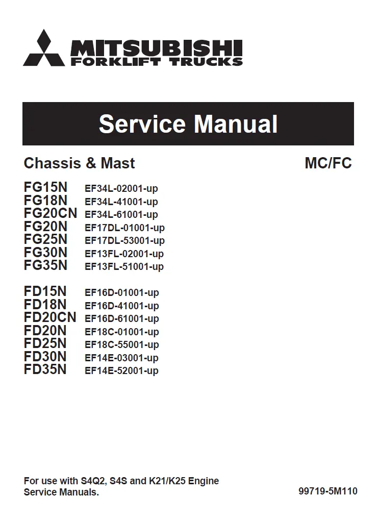 Mitsubishi FD30N Manual 6 Mitsubishi FD30N Manual - Image 6