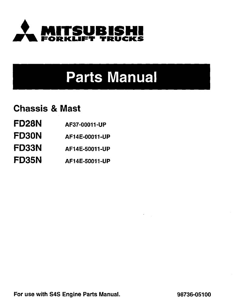 Mitsubishi FD30N Manual 3 Mitsubishi FD30N Manual - Image 3