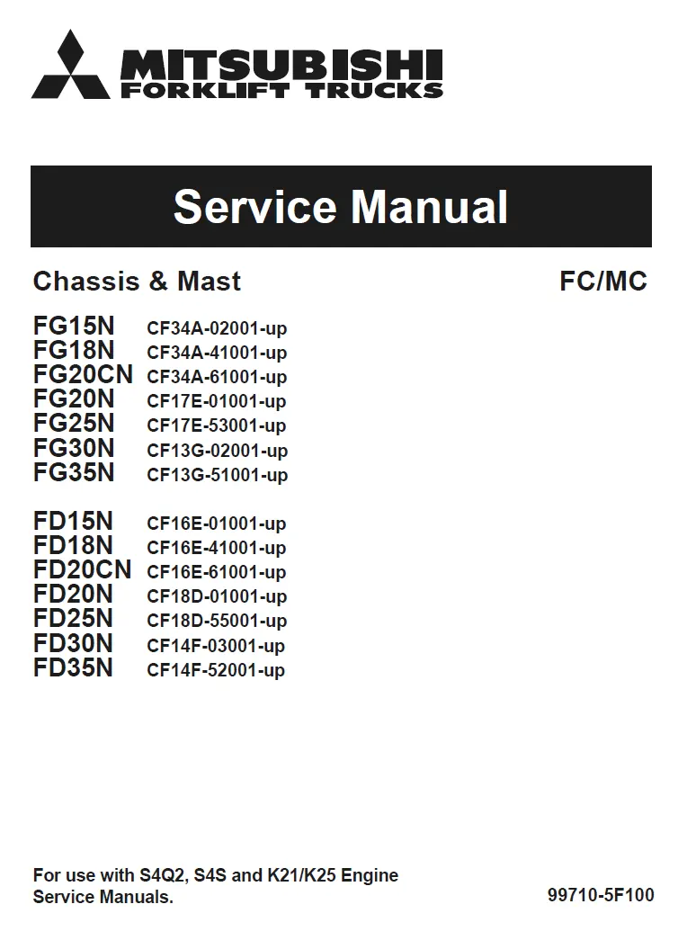 Mitsubishi FD30N Manual 7 Mitsubishi FD30N Manual - Image 7