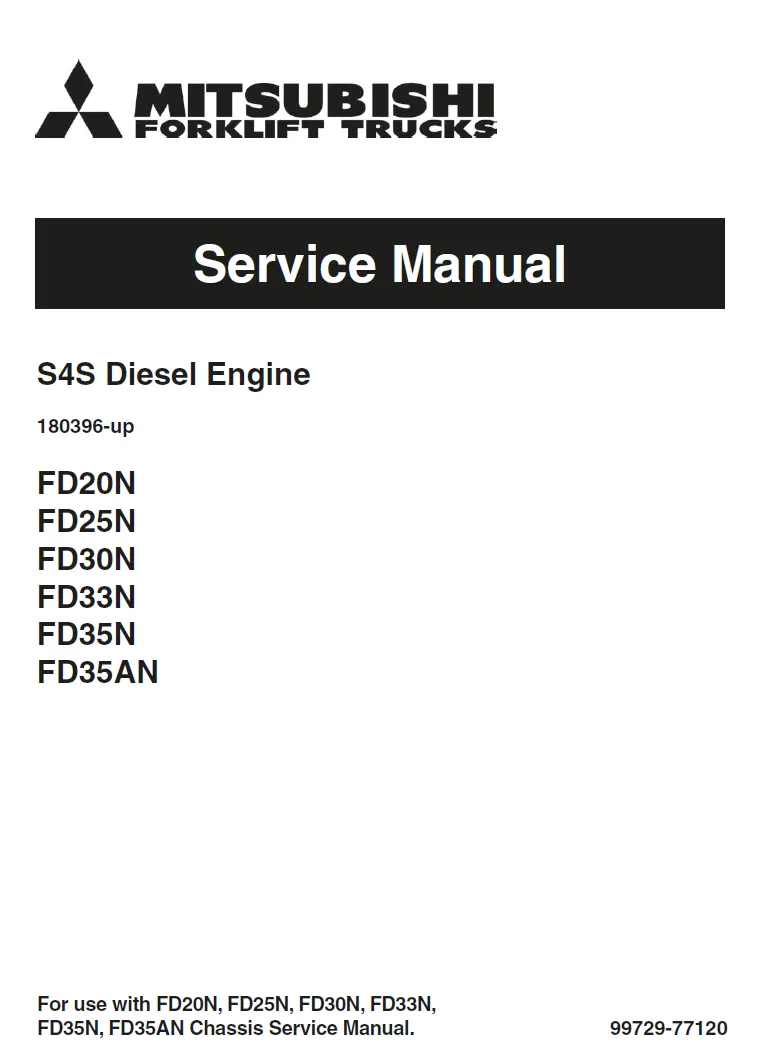 Mitsubishi FD30N Manual 8 Mitsubishi FD30N Manual - Image 8