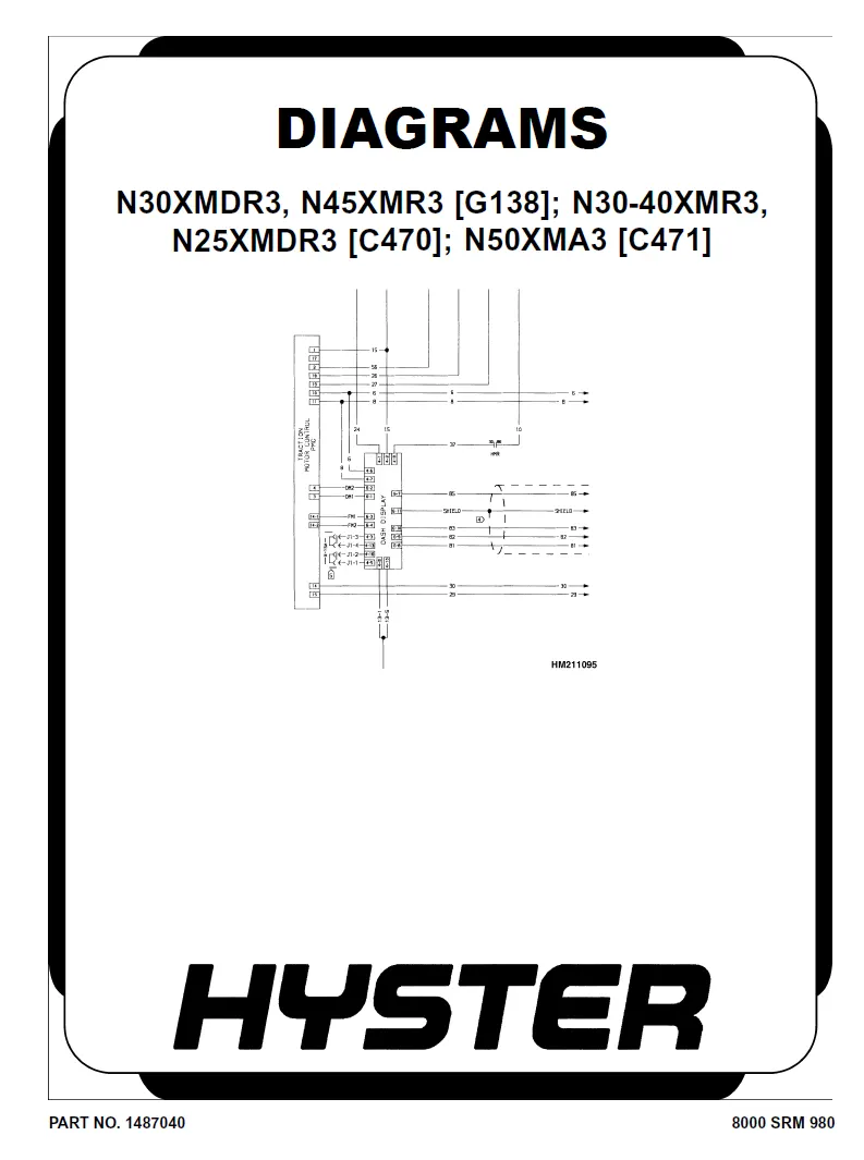 Hyster N50XMA2 (C471) Manual 2 Hyster N50XMA2 (C471) Manual - Image 2