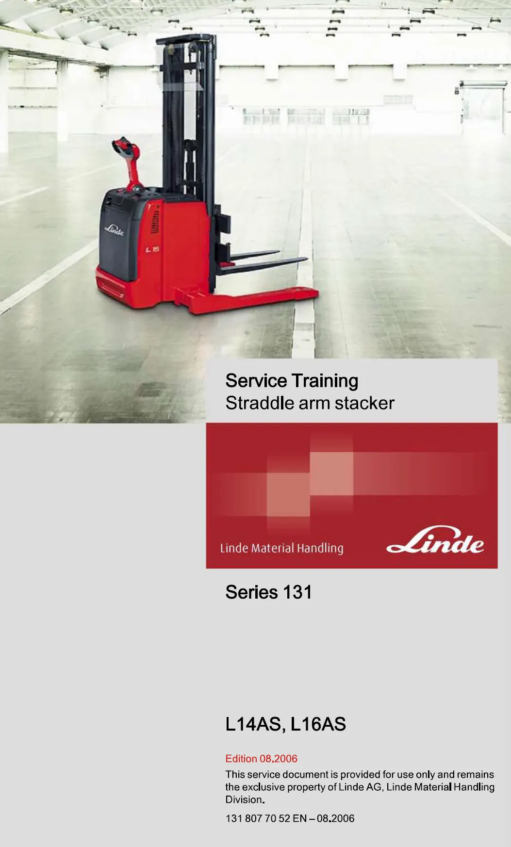 Linde L14AS (131) Manual 5 Linde L14AS (131) Manual - Image 5